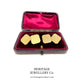 Antique Art Deco Gold Cufflinks with Antique Box