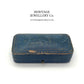 Antique Art Deco Gold Cufflinks with Antique Box