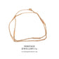 Antique Rose Gold Fancy Link Chain Necklace (16.5”)
