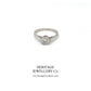 Vintage White Gold 0.50ct Diamond Solitaire Ring