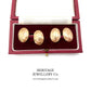 Victorian Gold Cufflinks with Antique Box