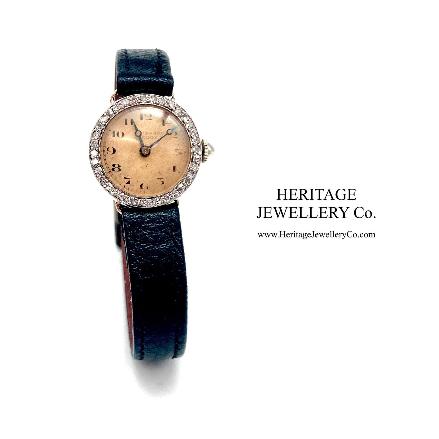 Antique Art Deco Platinum, Gold & Diamond Watch