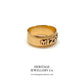 Victorian Rose Gold Mizpah Ring (c. 1882)