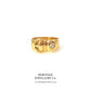 Antique Diamond & Gold Buckle Ring