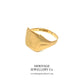 Vintage Gold Square Signet Ring