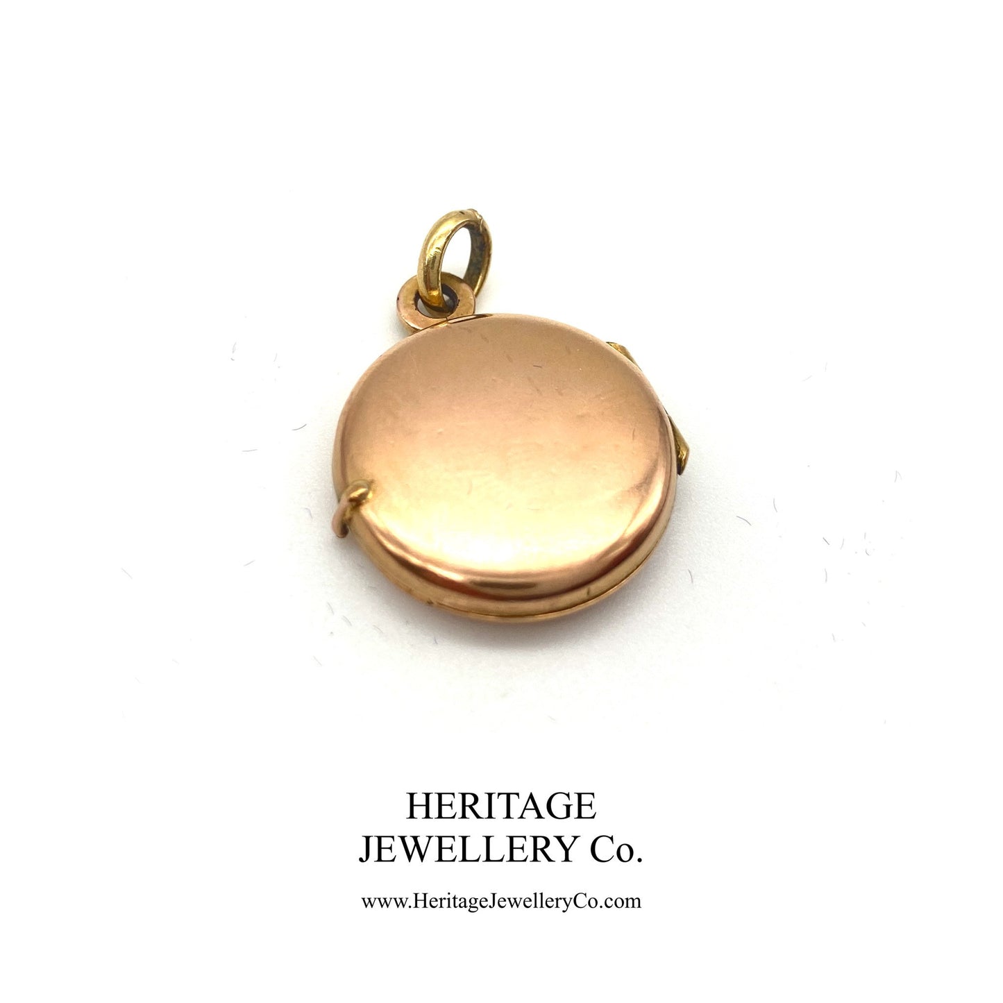 Antique Victorian Garnet, Pearl and Rose Gold Locket