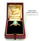 Vintage Fiery Opal and Diamond Ring