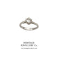 Vintage White Gold 0.50ct Diamond Solitaire Ring