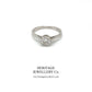 Vintage White Gold 0.50ct Diamond Solitaire Ring
