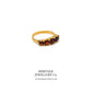Antique Half Hoop Garnet Ring