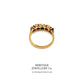 Antique Half Hoop Garnet Ring