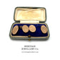 Edwardian Gold Cufflinks with Antique Box