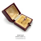 Antique Ruby and Diamond Half-Hoop Ring
