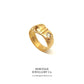 Antique Diamond & Gold Buckle Ring