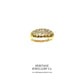 Antique Gold Two-Row Diamond Ring