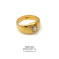 Antique Gold & Diamond Gypsy Ring