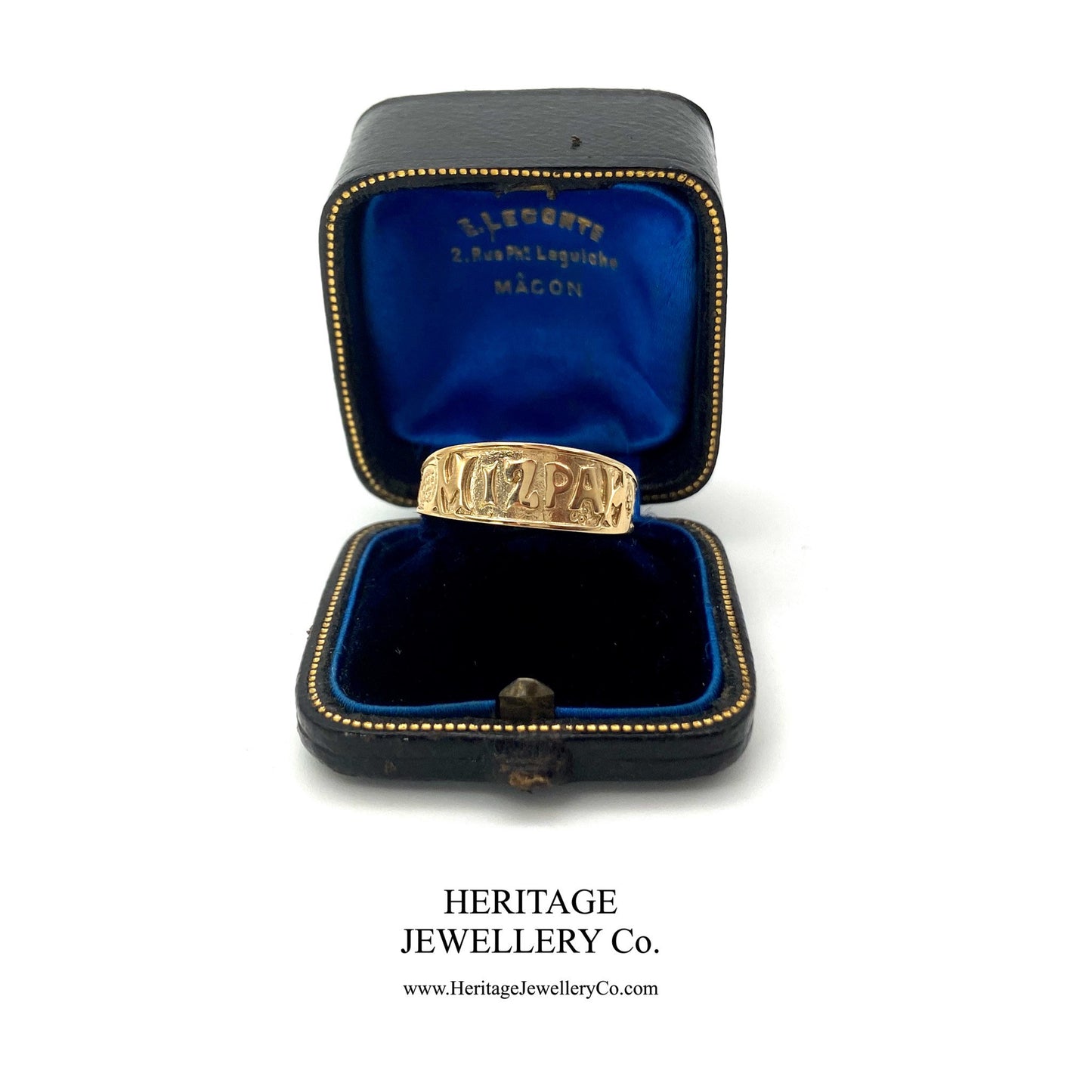 Antique Gold Mizpah Ring (c. 1927)