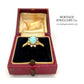 Vintage Fiery Opal and Diamond Ring