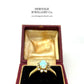 Vintage Fiery Opal and Diamond Ring