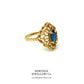 Vintage Gold and Sapphire Dress Ring