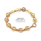 Antique Rose Gold Bracelet with Fancy Links