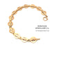 Antique Rose Gold Bracelet with Fancy Links