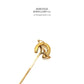 Antique Horseshoe & Crop Pin