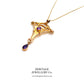 Art Nouveau Gold & Amethyst Pendant
