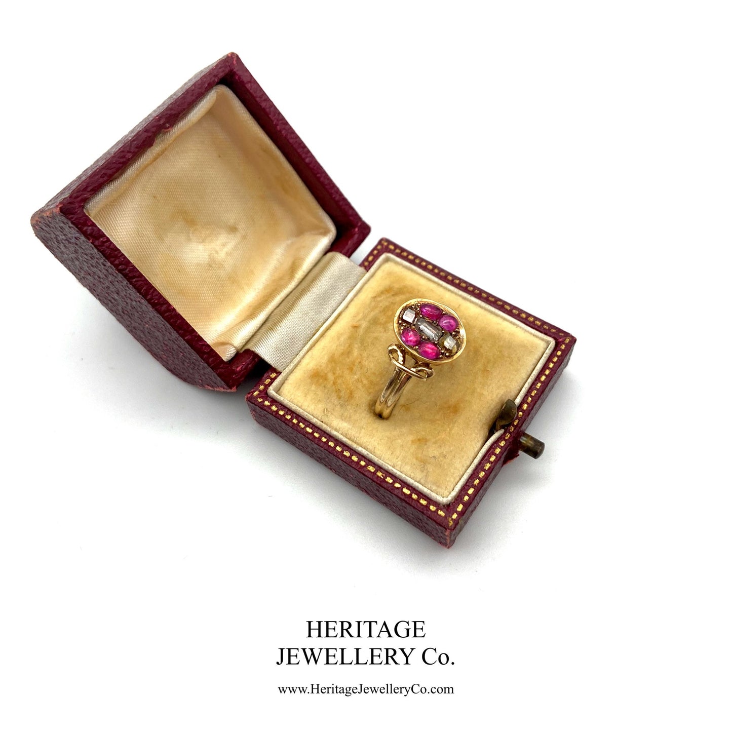 Georgian Ruby & Diamond Ring (c. 1714-1830)