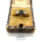 Vintage Sapphire and Diamond Trilogy Ring