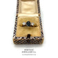 Vintage Sapphire and Diamond Trilogy Ring