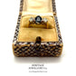 Vintage Sapphire and Diamond Trilogy Ring