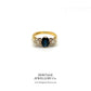 Vintage Sapphire and Diamond Trilogy Ring