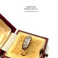 Antique Gold Two-Row Diamond Ring