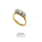 Vintage 3-Stone Diamond Ring
