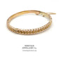 Mid-Victorian Gold Bangle Bracelet (c. 1888) with Bangle Box