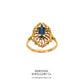 Vintage Gold and Sapphire Dress Ring