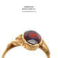 Victorian Garnet Solitaire Ring (c. 1895)