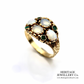 Antique Opal and Emerald Ring