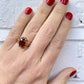 RESERVED - Antique Garnet Ring