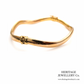 Vintage Gold Wave Bangle Bracelet (9ct gold)