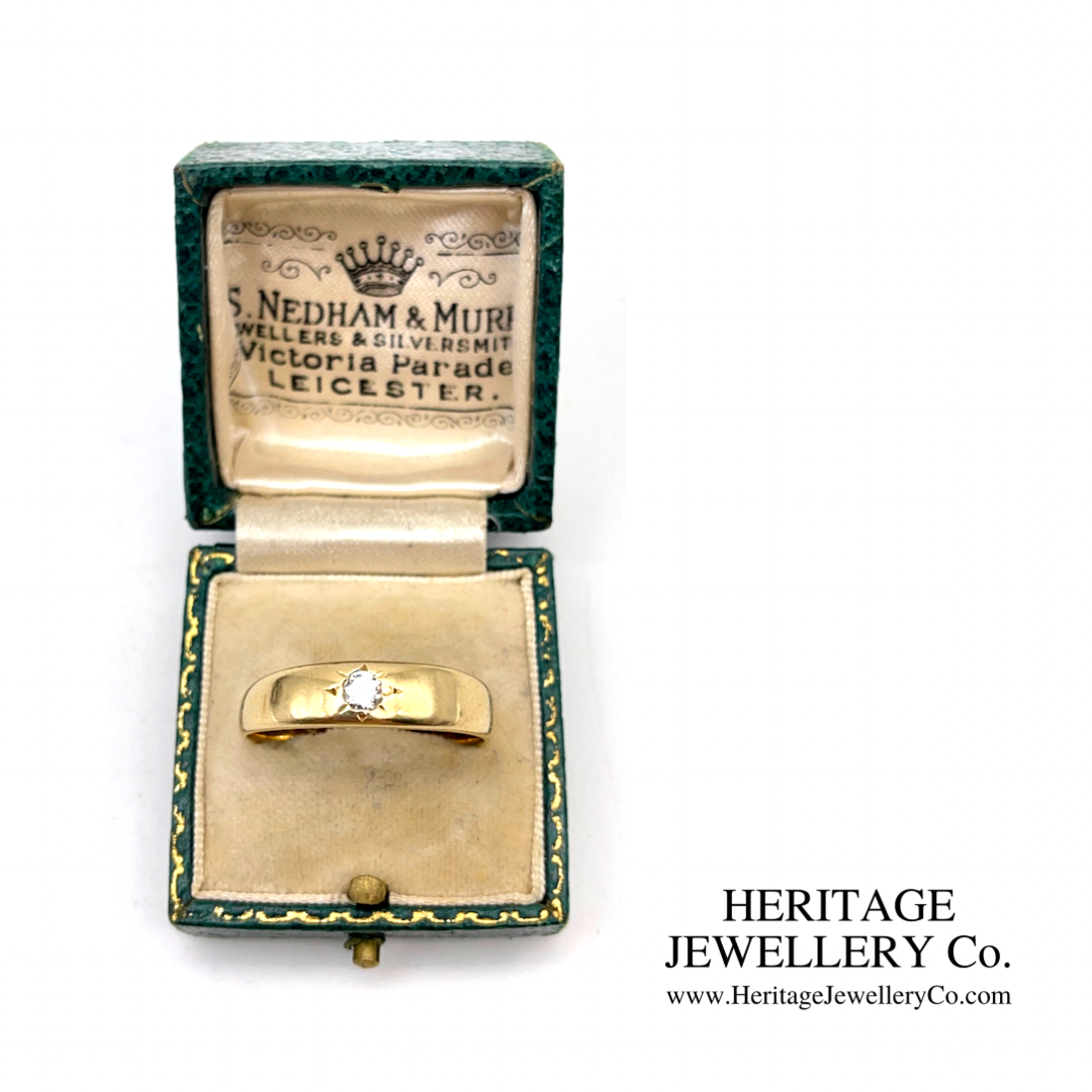 Antique Diamond Gypsy Ring (18ct gold)