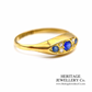 Edwardian Sapphire & Diamond Ring