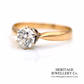 Old Mine Cut Diamond Ring