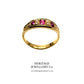 Edwardian Ruby and Diamond Gypsy Ring