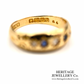 Edwardian Sapphire and Diamond Gypsy Ring (c.1904)