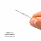 Antique Old Cut Diamond Bar Brooch