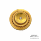 Victorian Etruscan Diamond Target Brooch (15ct; c. 1870-90)