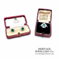 Emerald & Diamond Cluster Ring