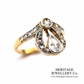 Art Nouveau Rose Diamond Ring